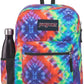 JanSport Backpack Cross Town Red/Multi Hippie Days