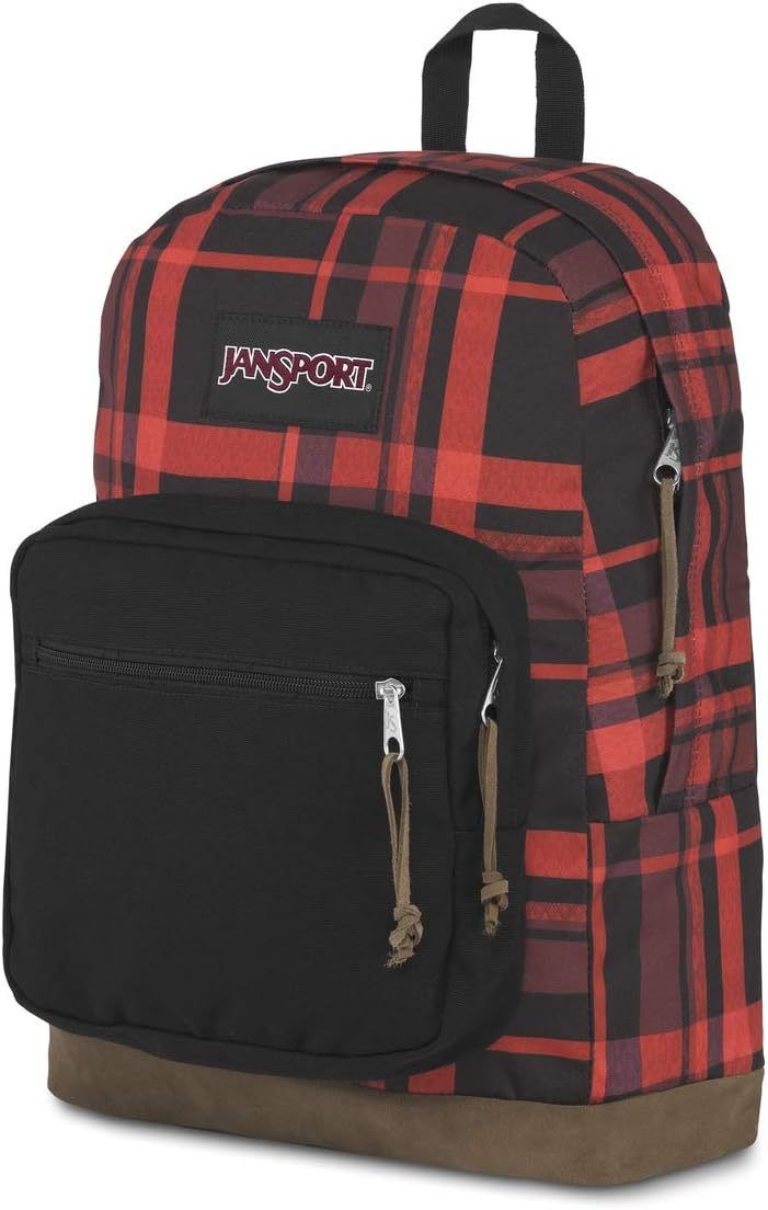 Jansport Right Pack Backpack Red Diamond Plaid