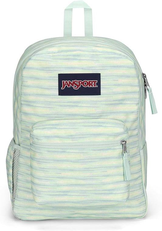 JanSport Cross Town Backpack - 70'S Space Dye Fresh Mint