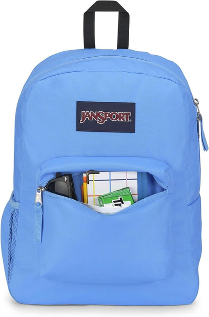 JanSport Backpack Cross Town Blue Neon