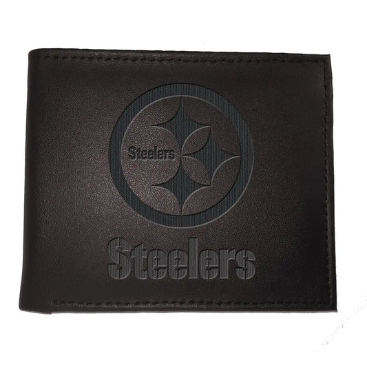 Pittsburgh Steelers Bi-Fold Leather Wallet