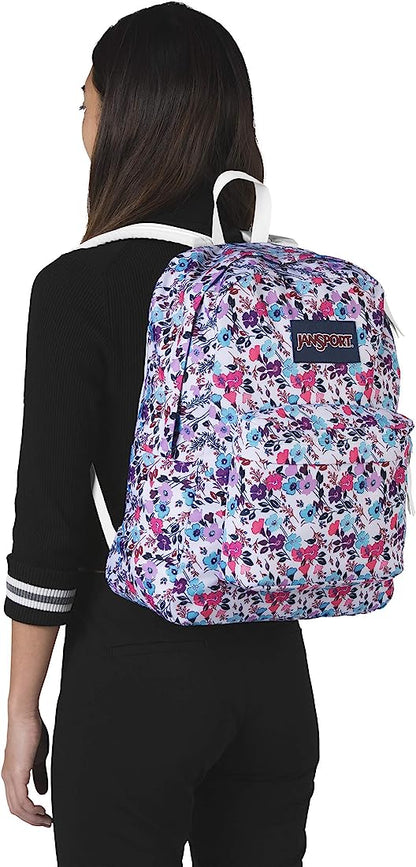 Jansport SuperBreak Backpack Petal to the Metal