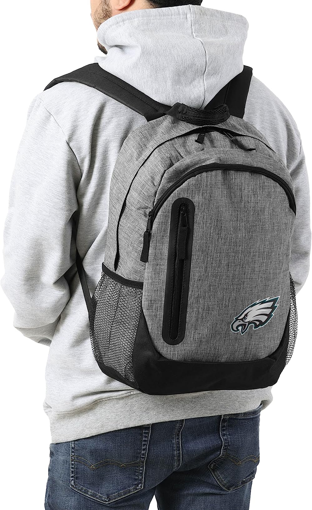 NFL Philadelphia Eagles Heather Grey Bold Color Backpack