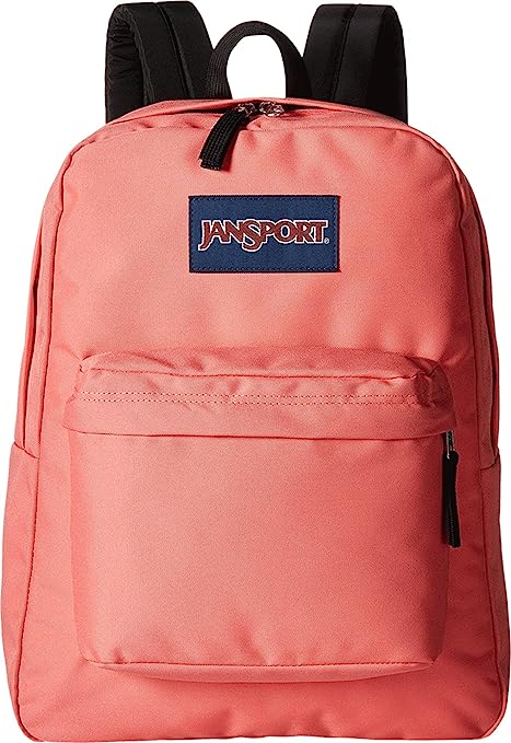 Jansport Superbreak Backpack CORAL SPARKLE