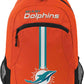 NFL Miami Dolphins Team Logo Action Backpack