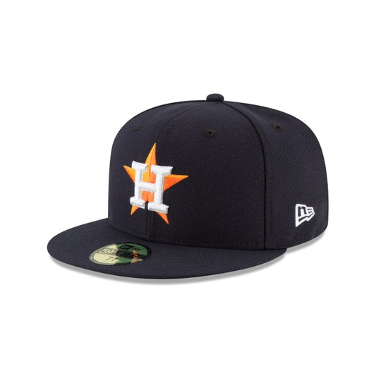 New Era 59FIFTY MLB Houston Astros Authentic Collection On-Field Fitted Hat azul marino