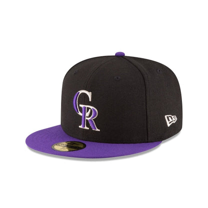 New Era 59FIFTY MLB Colorado Rockies Authentic Collection On Field Gorra ajustada Negro