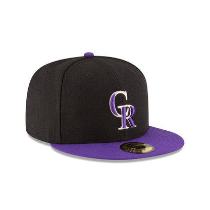 New Era 59FIFTY MLB Colorado Rockies Authentic Collection On Field Gorra ajustada Negro