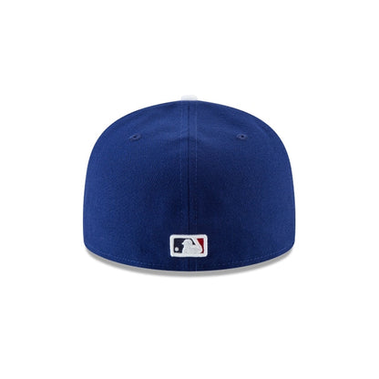New Era 59Fifty MLB 로스앤젤레스 다저스 어센틱 컬렉션 온필드 피티드 모자 로얄 블루