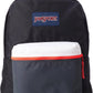 JanSport Backpack Superbreak Black/Fluorescent Red