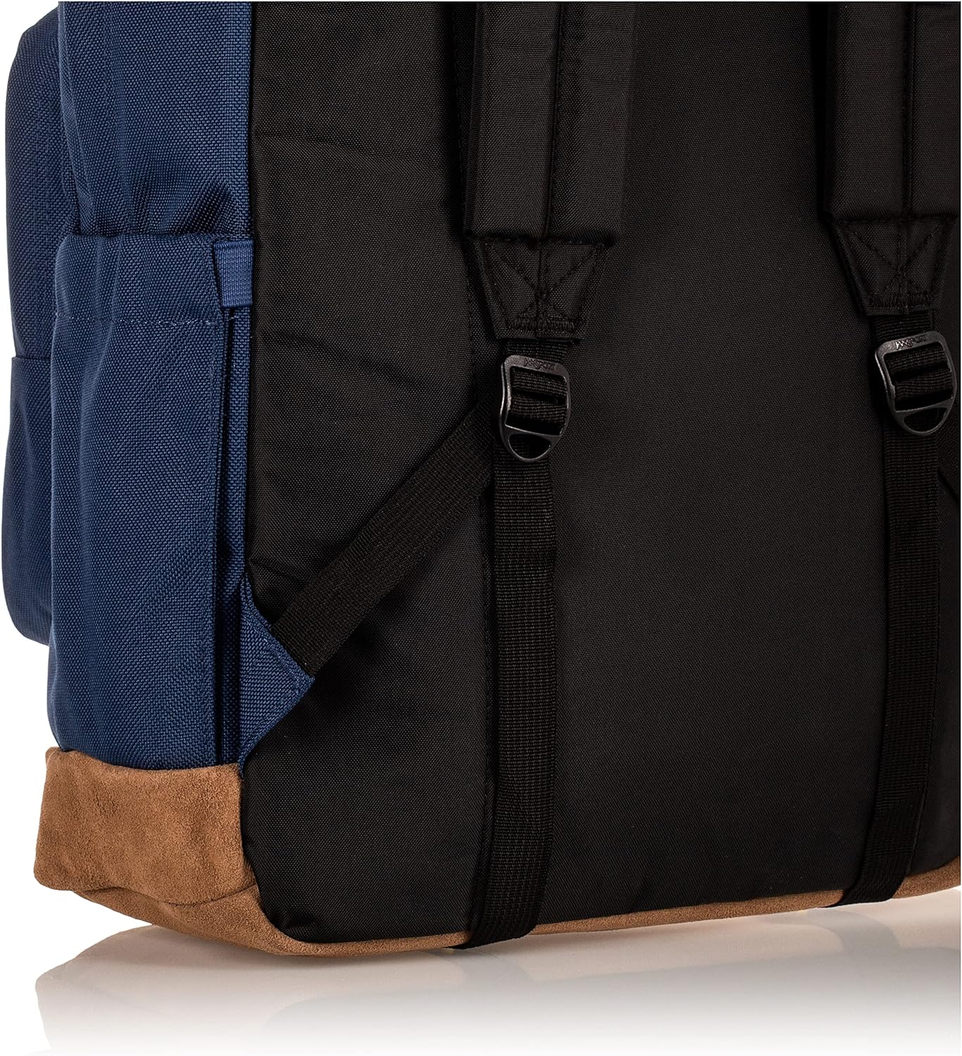 JanSport Right Pack Backpack - Travel, Work, or Laptop Bookbag with Leather Bottom, Navy