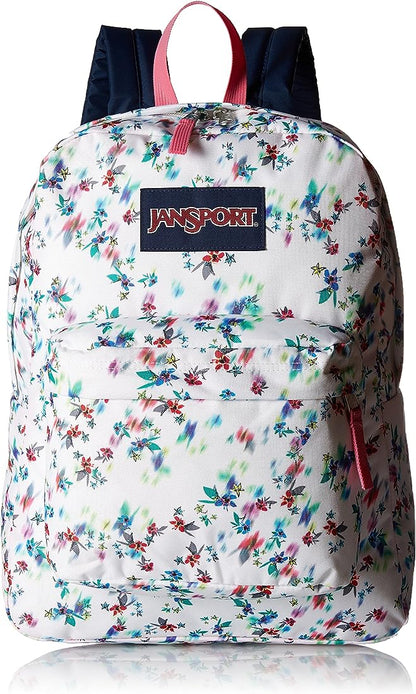 Jansport Superbreak Backpack Multi White Floral