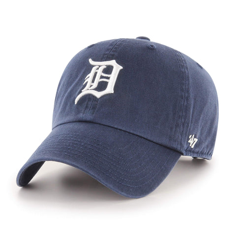 '47 MLB Detroit Tigers Clean Up Adjustable Hat Navy