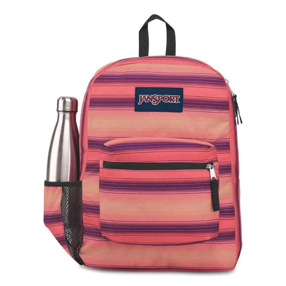 JanSport Backpack Cross Town Sunset Stripe