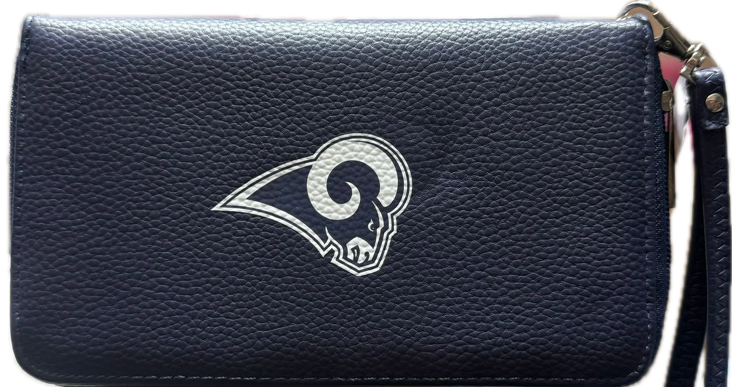 Los Angeles Rams Pebble Organizer Wallet