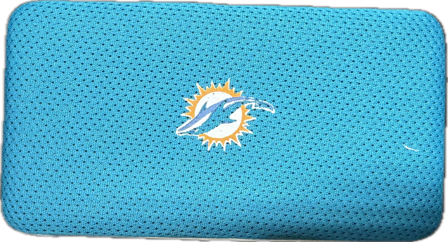 New NFL Shell Mesh Clutch Wallet - Miami Dolphins