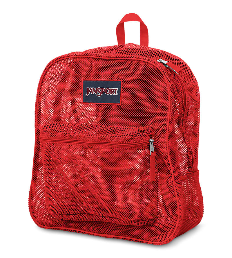 JanSport Mesh pack Backpacks, Red