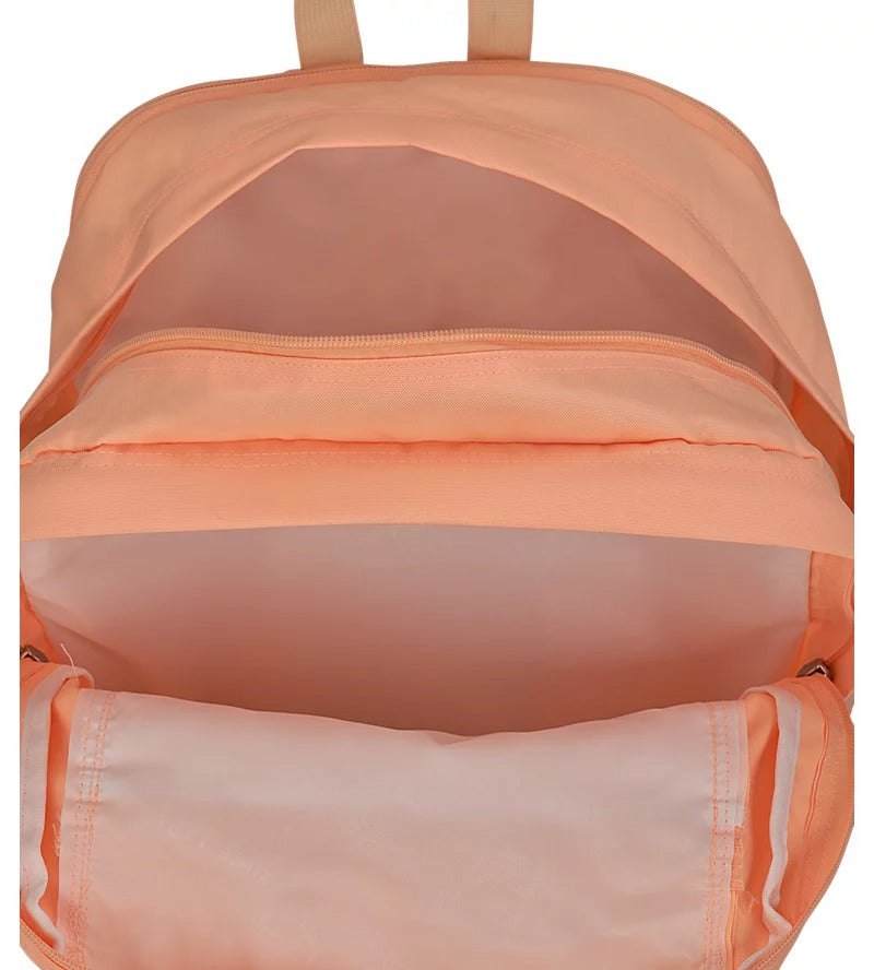 JanSport Backpack Big Student Peach Neon