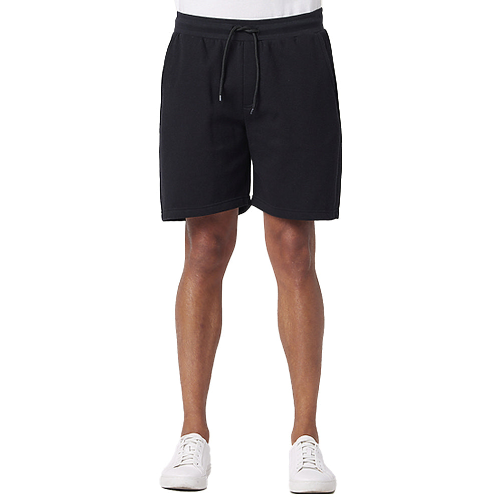 Unisex Light Weight Shorts Fleece Pants Black 7oz