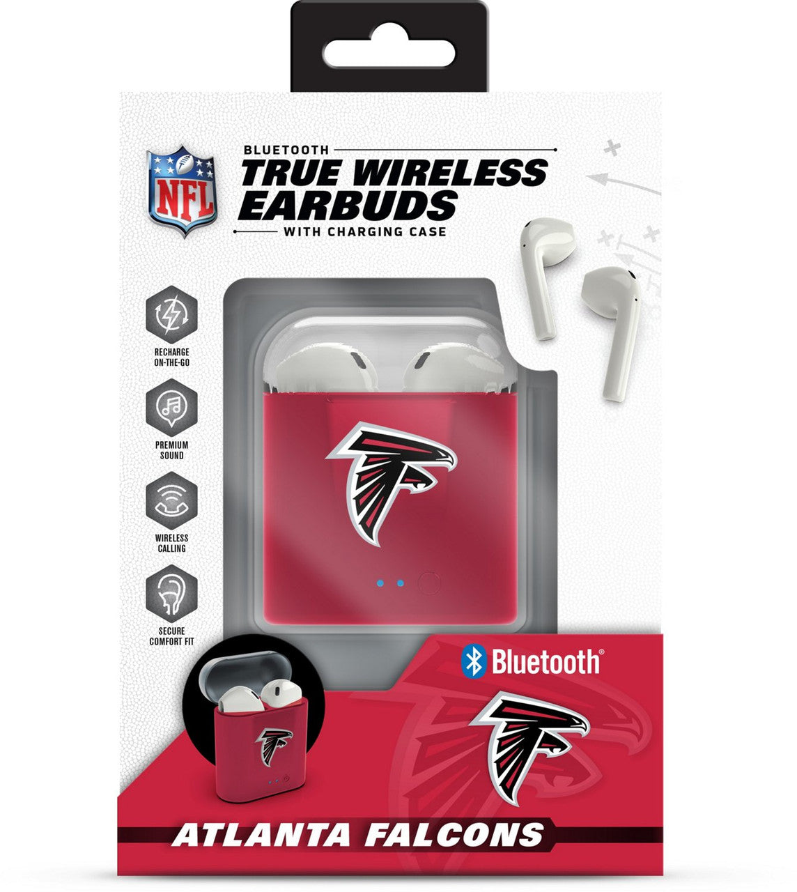 Atlanta Falcons True Wireless Bluetooth Earbuds