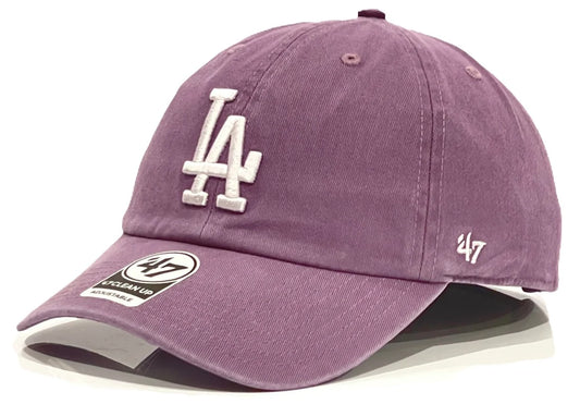 '47 Los Angeles Dodgers Clean Up Dad Hat Adjustable Baseball Cap - Iris