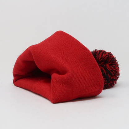 NEW ERA Knit Hat Miami Heat Black Red Beanie