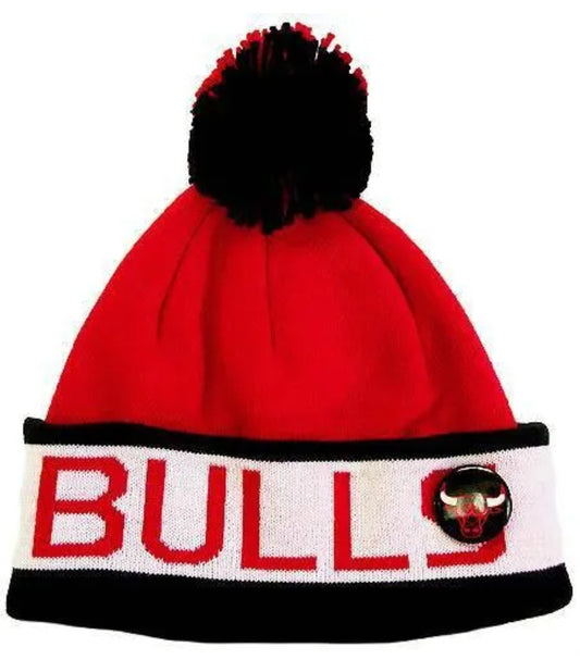 Chicago Bulls vintage Block Pom Knit - Mitchell & Ness