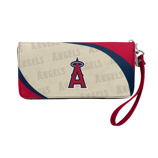 Los Angeles Angels Curve Zip Organizer Wallet