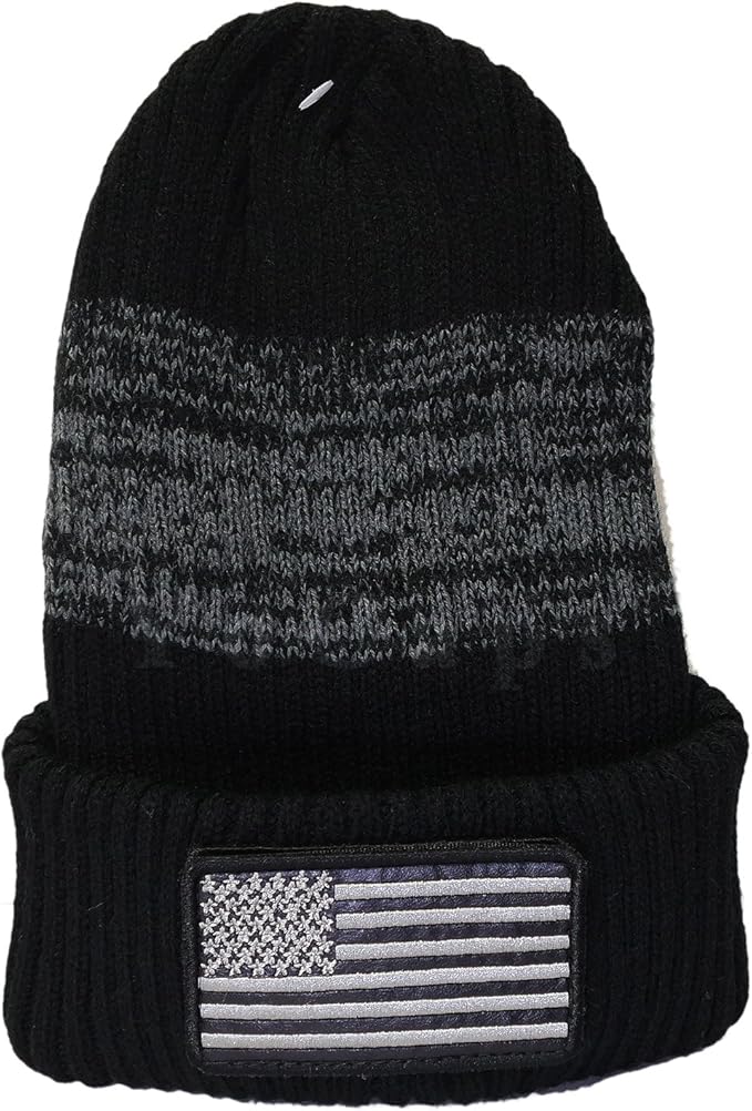 Knit USA Flag Beanie