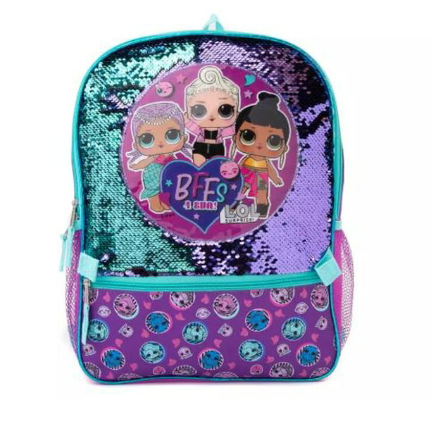 Girls L.O.L. Surprise Licensed Backpack 16" and Lunch Set