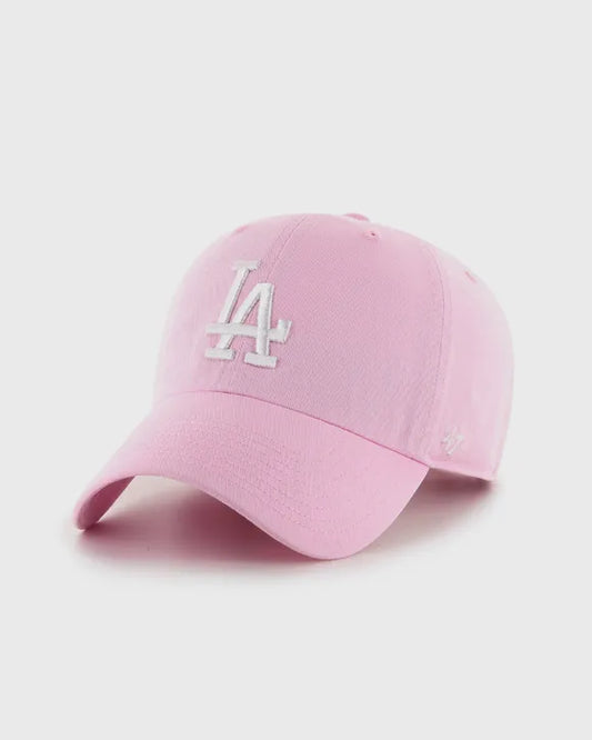 Los Angeles Dodgers MLB Clean Up Petal Pink Dad Cap - 47 Brand