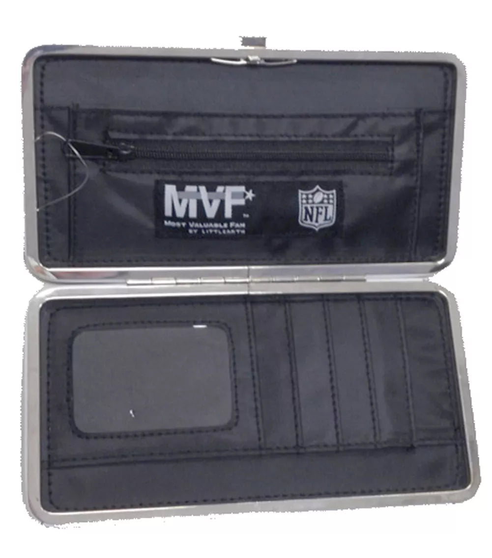 New NFL Shell Mesh Clutch Wallet - Carolina Panthers