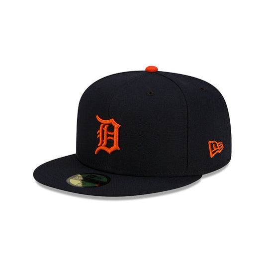 New Era 59FIFTY MLB Detroit Tigers Authentic Collection On-Field Fitted Hat azul marino 