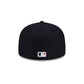 New Era 59FIFTY Fitted Hat Cleveland Guardians Authentic Collection Road