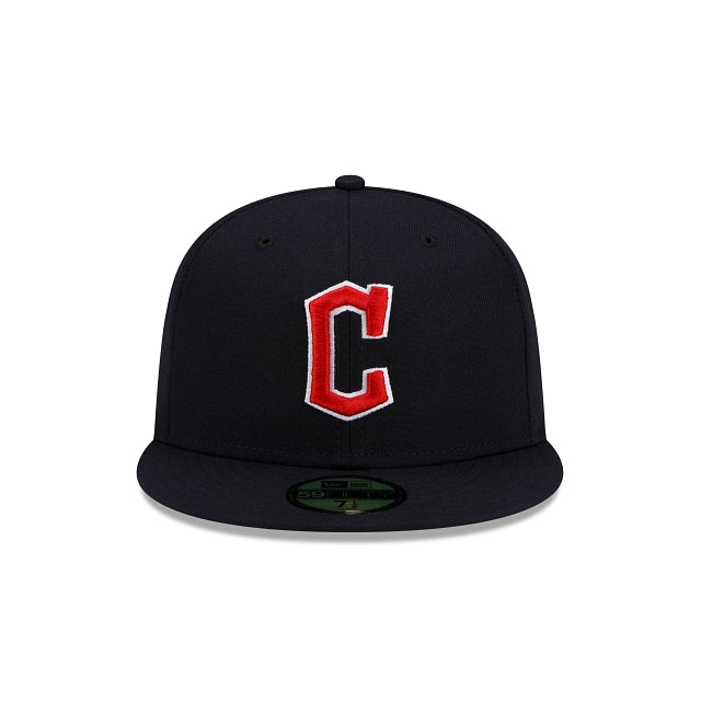 New Era 59FIFTY Fitted Hat Cleveland Guardians Authentic Collection Road