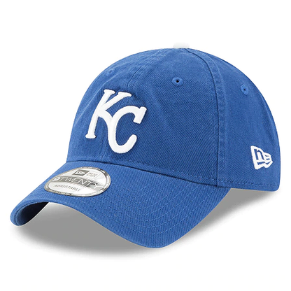 New Era MLB Kansas City Royals Core Classic 9TWENTY Adjustable Hat Royal Blue