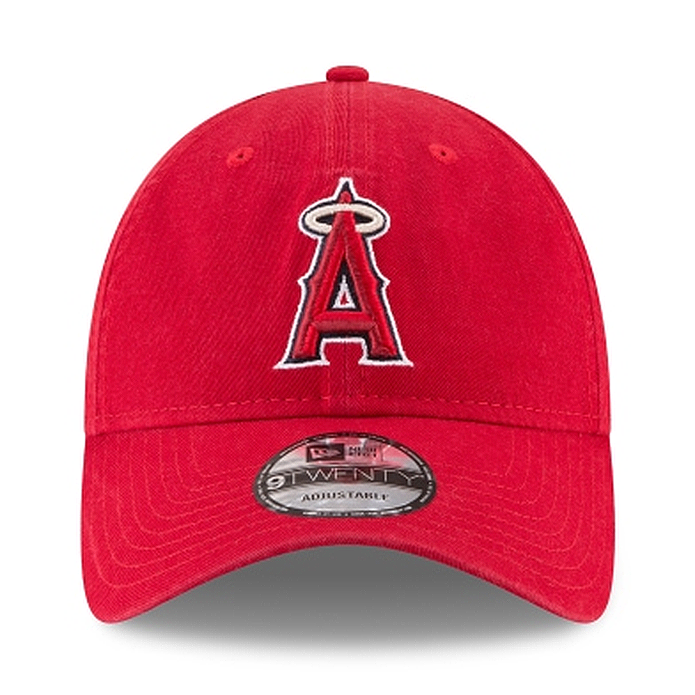 New Era MLB Los Angeles Angels Core Classic 9TWENTY Adjustable Hat Red
