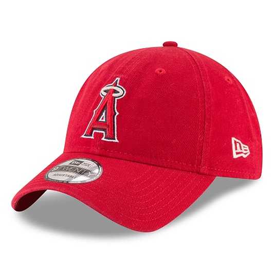 New Era MLB Los Angeles Angels Core Classic 9TWENTY Gorra ajustable roja