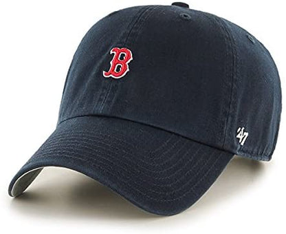 '47 MLB Boston Red Sox Base Runner Clean Up Adjustable Hat