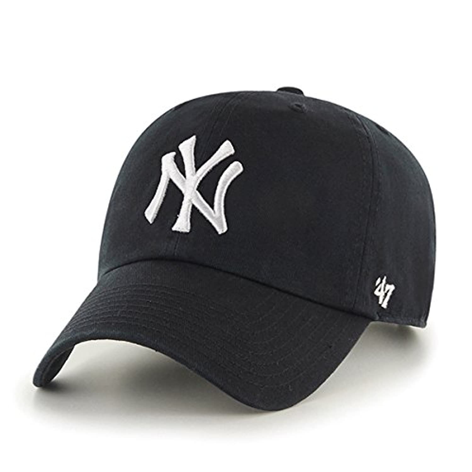  MLB New York Yankees Clean Up Adjustable Hat, White