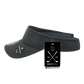 Standard Golf Sun Visors Pique Pattern Charcoal