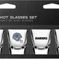 Las Vegas Raiders Shot Glasses Set Four 2oz