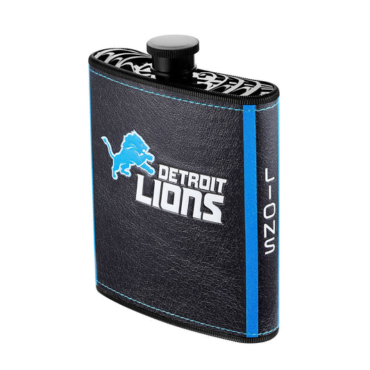 Detroit Lions Plastic Hip Flask, 7-ounce