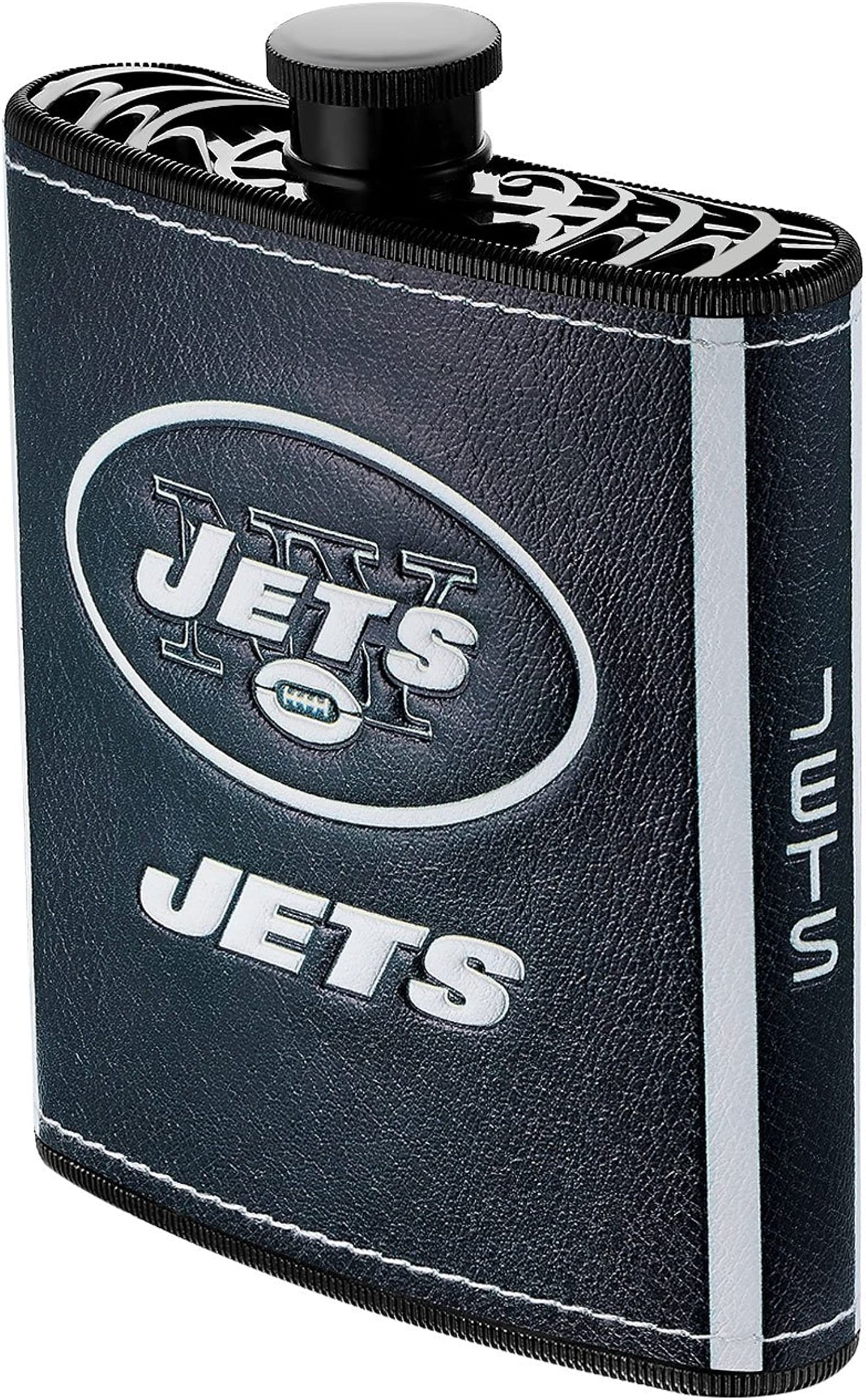 New York Jets Plastic Hip Flask, 7-ounce