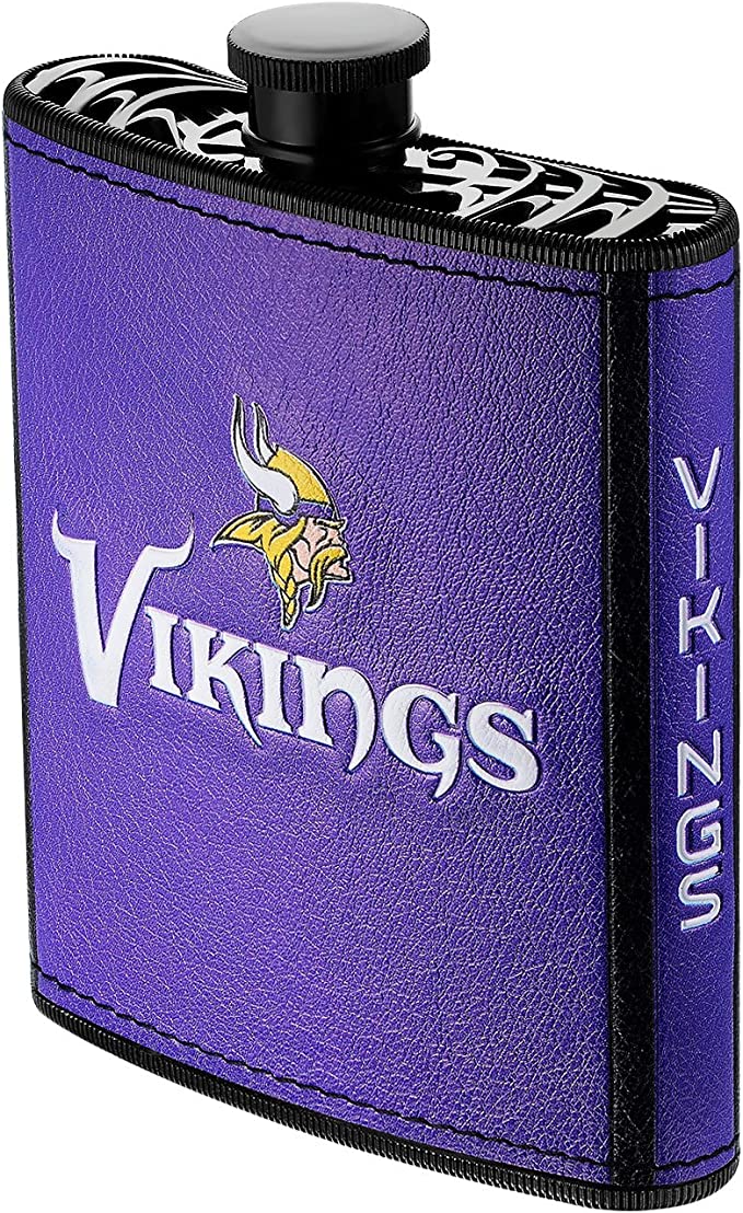 Minnesota Vikings Plastic Hip Flask, 7-ounce