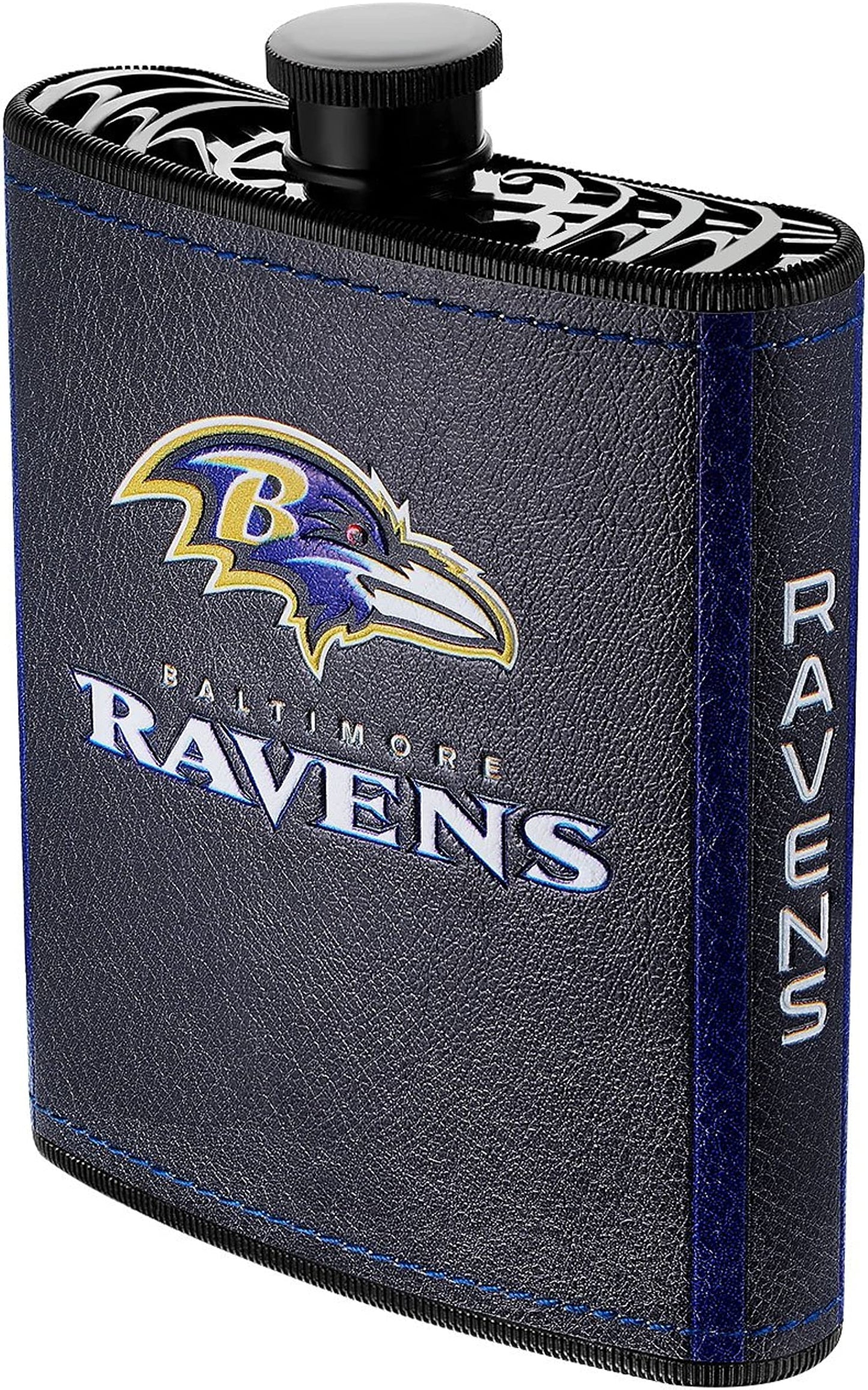 Baltimore Ravens Plastic Hip Flask, 7-ounce