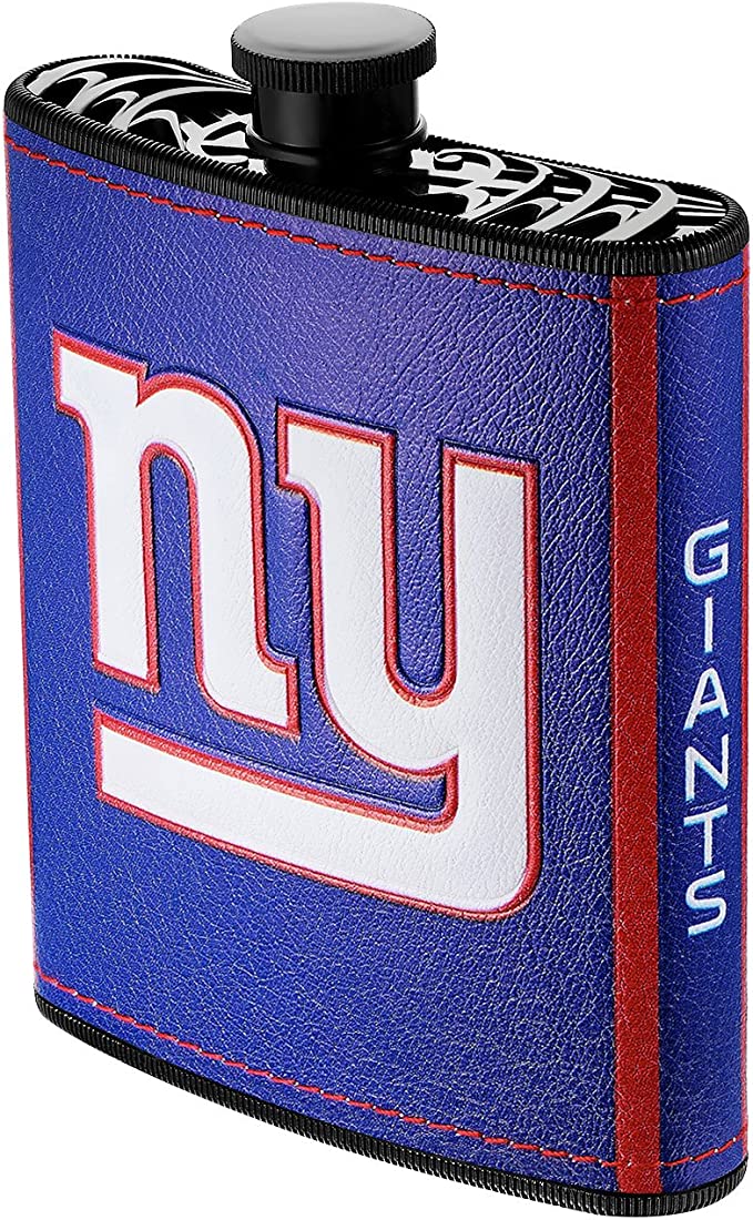 New York Giants Plastic Hip Flask, 7-ounce