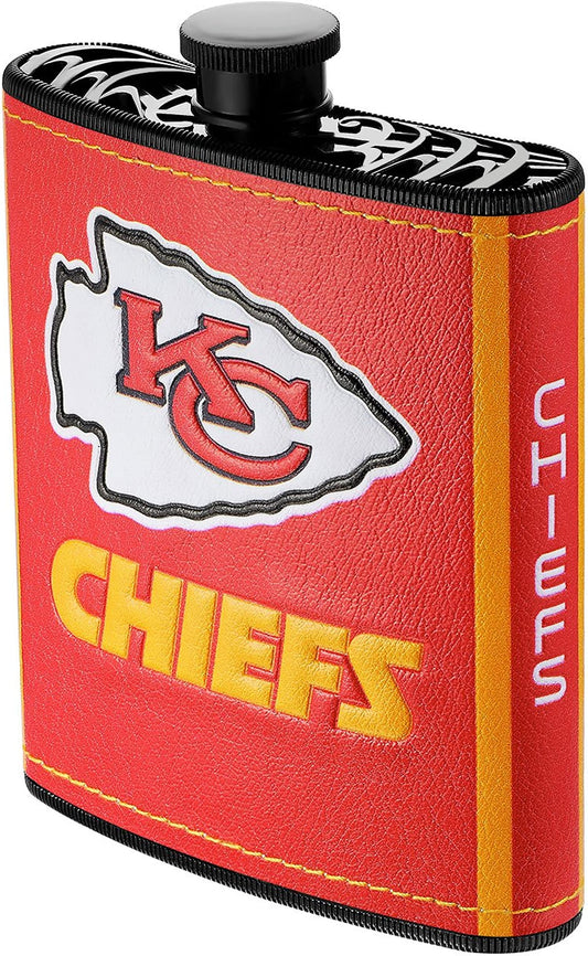 Kansas City Chiefs Plastic Hip Flask, 7-ounce