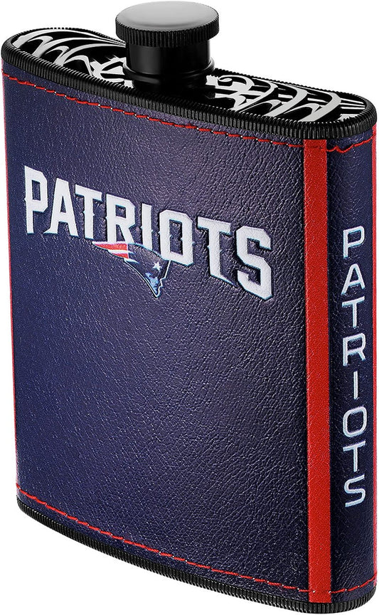 New England Patriots Plastic Hip Flask, 7-ounce