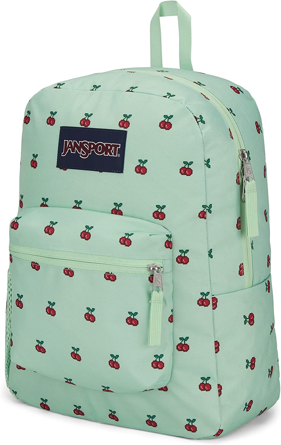 JanSport Cross Town 8 Bit Cherries School Backpack JS0A47LW93L